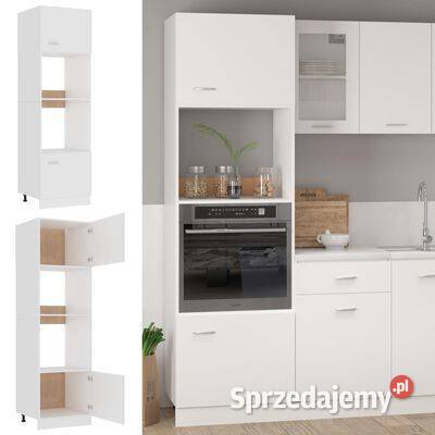vidaXL Szafka na mikrofalówkę biała 60x57x207 Warszawa