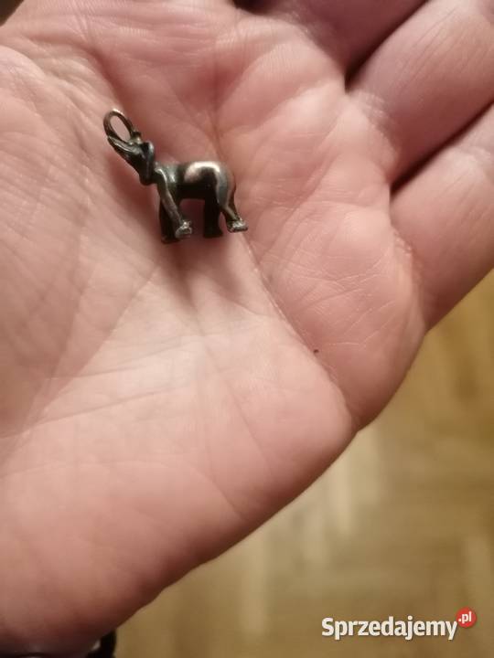 Słonik z mosiądzu