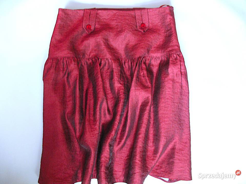 Spódnica bordowa 44 2XL Obwód bioder 106 mazowieckie Siedlce sprzedam