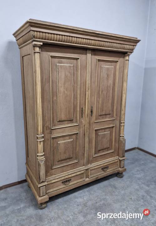 Ładna Orzechowa Szafa Eklektyczna AntykiMarki