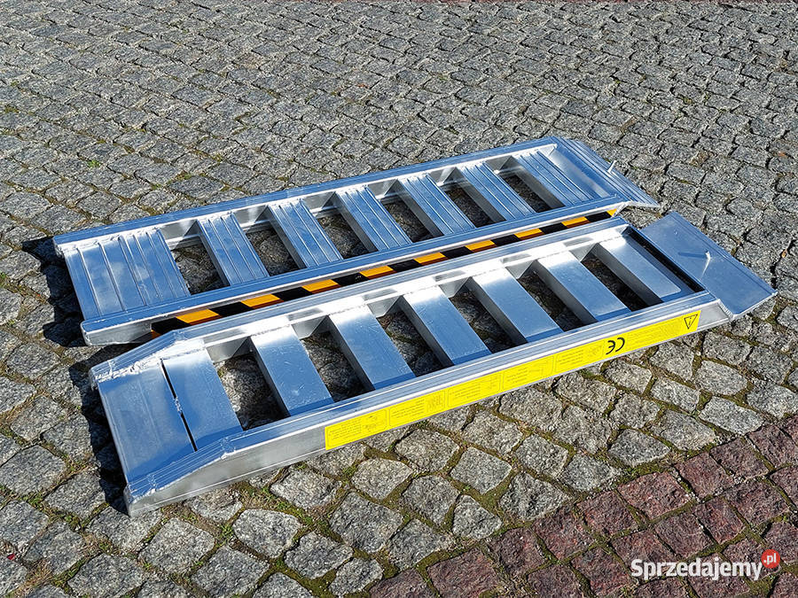 Nowe lekkie najazdy aluminiowe nowa rampa Kęty