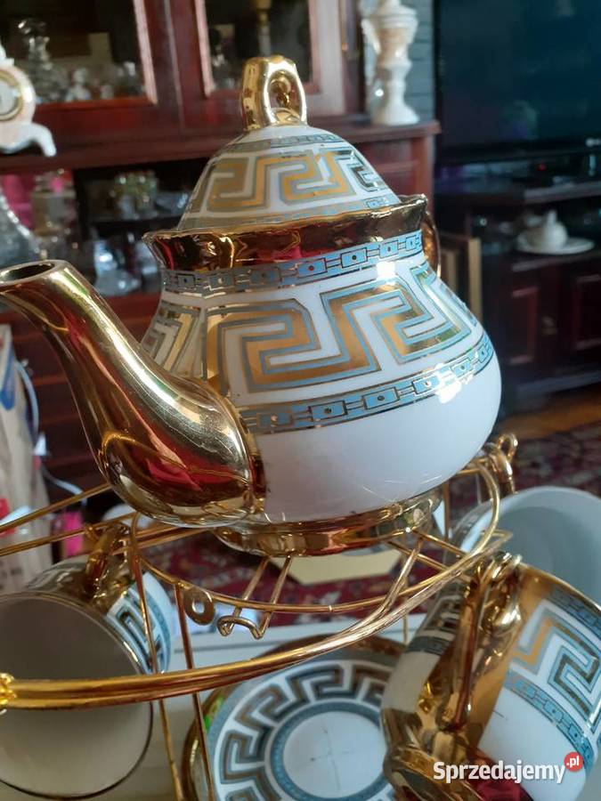 Serwis porcelana na 5 osób w koszyczku Porcelana i szkło Warszawa