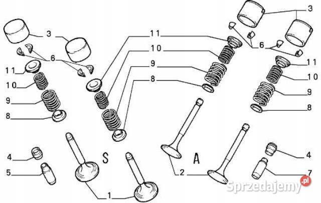 PROWADNICA ZAWORU ALFA ROMEO 145 156 FIAT BRAVA osobowe