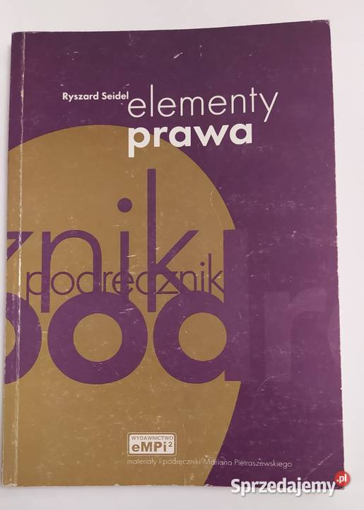 ELEMENTY PRAWA Ryszard Seidel ISBN 8386421142 Hajnówka