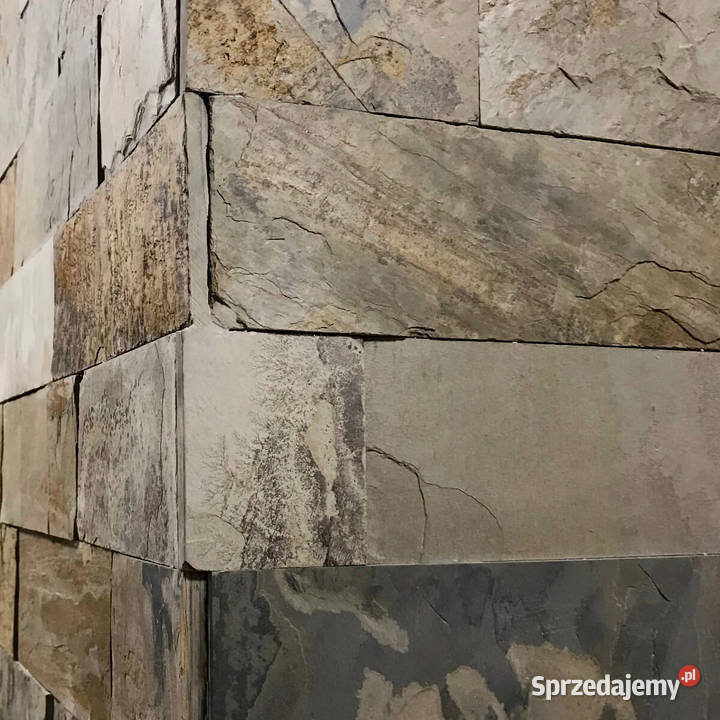 Płytki Łupek Indian Autumn naturalny 10x30x1 Kraków