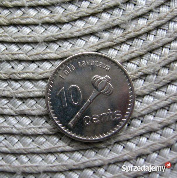 Fidżi 10 Cent 2012r Mennicza Kalisz
