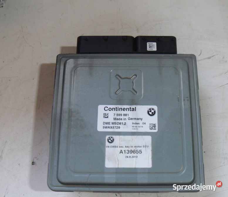 KOMPUTER SILNIKA BMW E90 E87 7599881 5WK93729 Wielkie Drogi