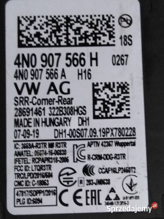 Asystent Pasa ruchu 4N0907566H Układ elektryczny Wschowa