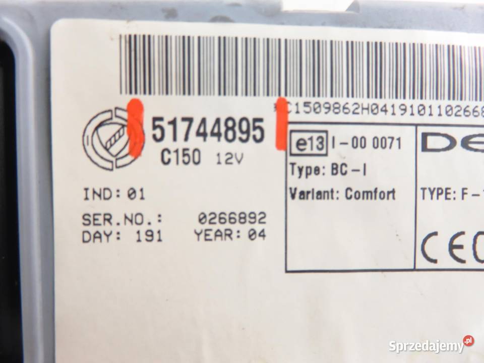 BSI FIAT DOBLO I 13 JTD 51744895 małopolskie