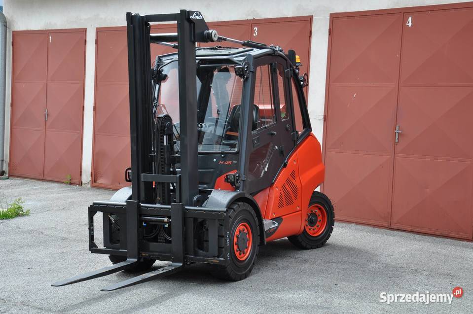 Wózek widłowy LINDE H45 T02 LPG 2014 gaz