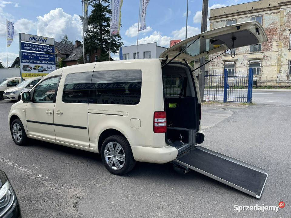 Volkswagen Caddy Caddy 16 TDI Niepełnosprawnych Rok produkcji 2013 Caddy dolnośląskie Syców