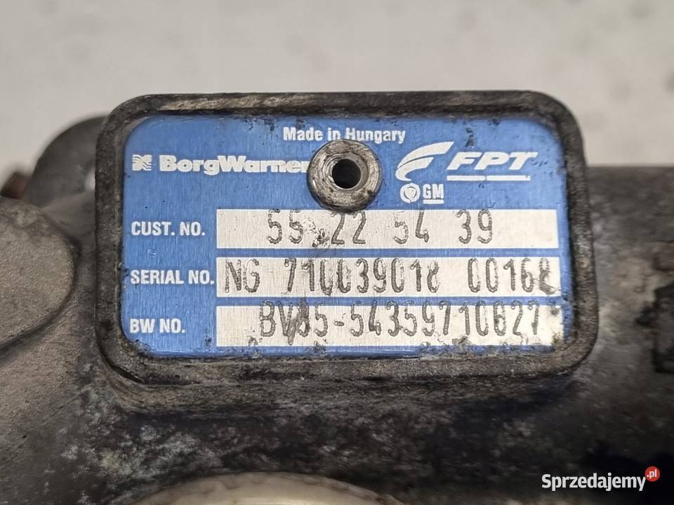 TURBOSPRĘŻARKA Opel Combo D 13 CDTI turbo