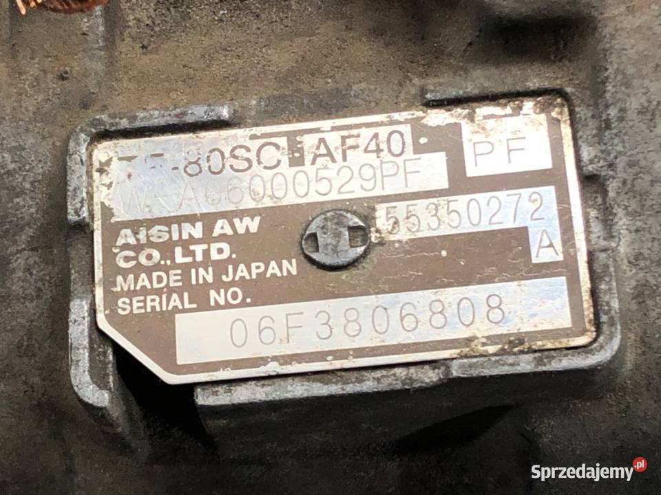 SKRZYNIA BIEGÓW OPEL VECTRA C 55350272 30 184 sprzedam