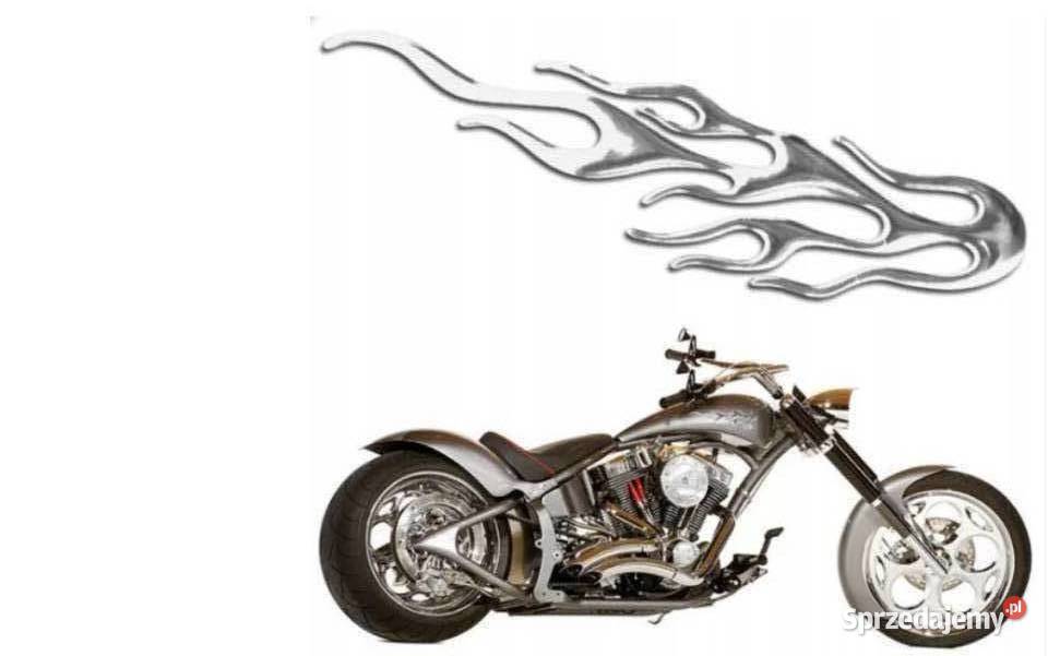 Naklejka 3D płomień na motocykl motor quad auto Mysłowice