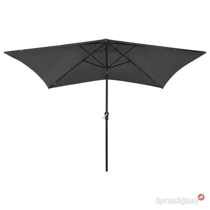 Parasol ogrodowy z LED i stalowym słupkiem mazowieckie Warszawa sprzedam