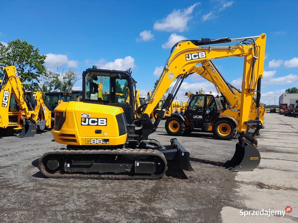 JCB 86C2 2021R KOPARKA 8 TON GĄSIENICOWA CAT wielkopolskie Krotoszyn