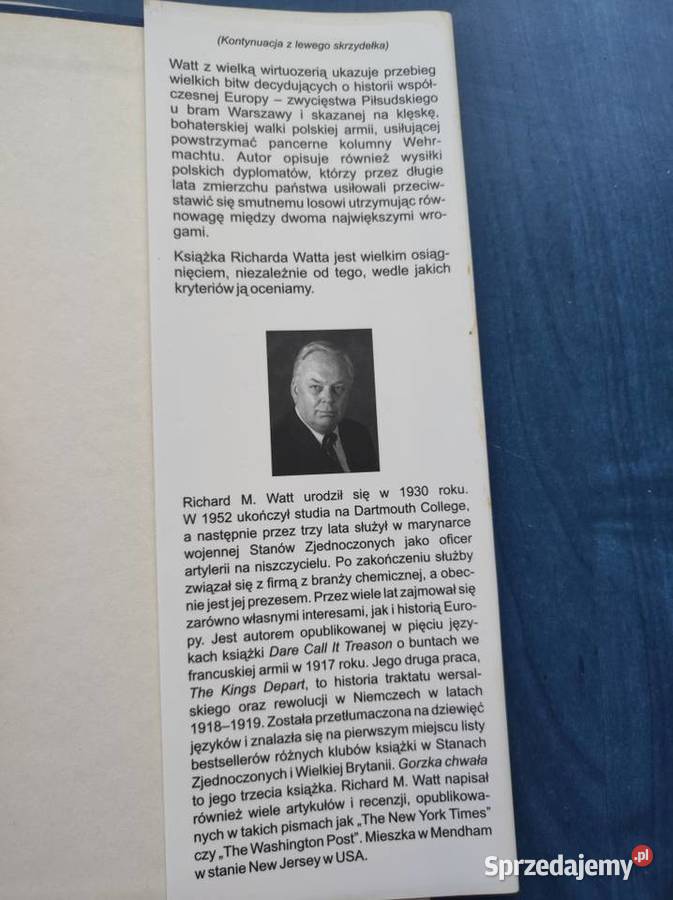 Gorzka chwała Polska i jej los 19181939 Richard Kielce