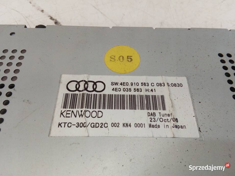 STEROWNIK MODUŁ RADIA AUDI A6 C6 A8 D3 Przystajń sprzedam