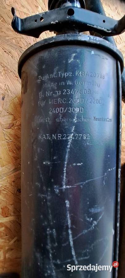 Tłumik końcowy Mercedes W123 benzyna diesel Luzino