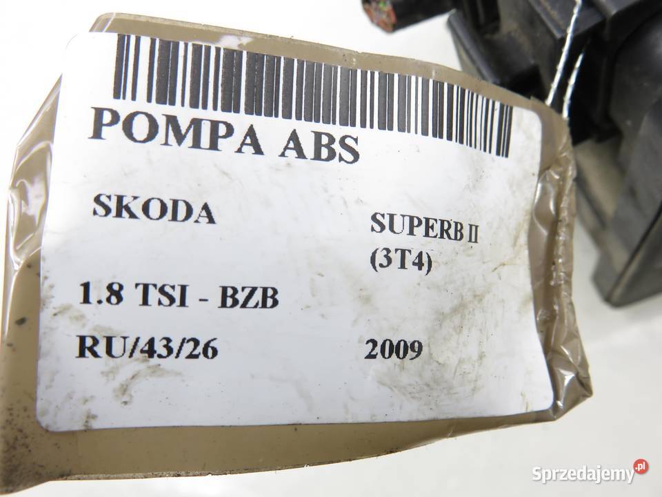 POMPA ABS SKODA SUPERB II 3T4 3T0907379A