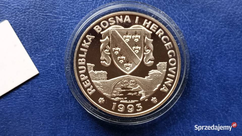 Stare monety 500 dinarów 1993 Tyrannosaurus Rex Kolekcje podkarpackie Lesko