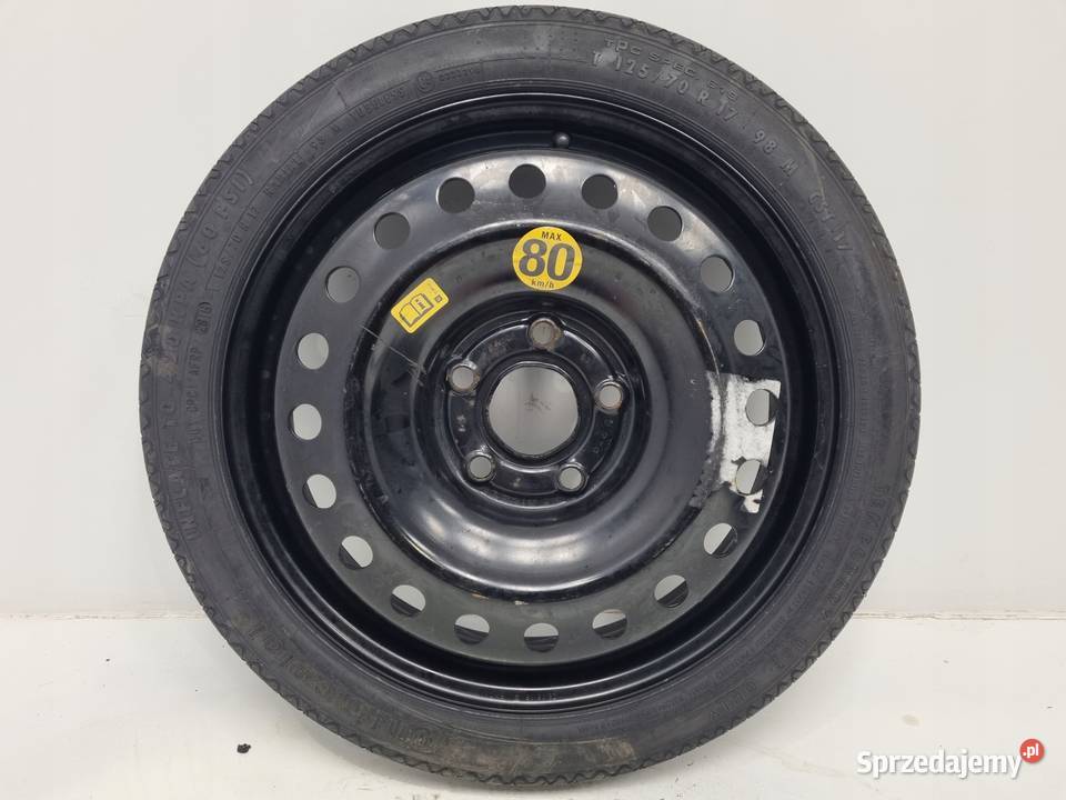 KOŁO DOJAZDOWE Opel Insignia A 12570 R17 5x120 Chełm