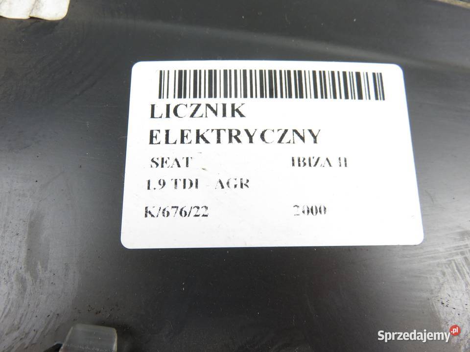 LICZNIK SEAT IBIZA II LIFT 19 TDI 6K0920850FV Części samochodowe