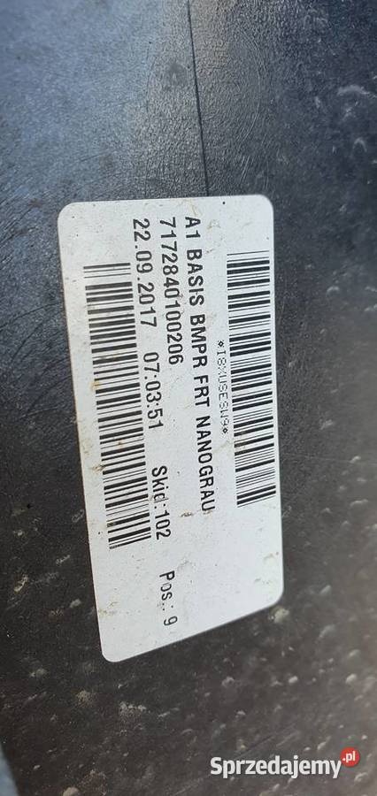 AUDI A1 LIFT ZDERZAK PRZÓD PRZEDNI 8XA Trzciel
