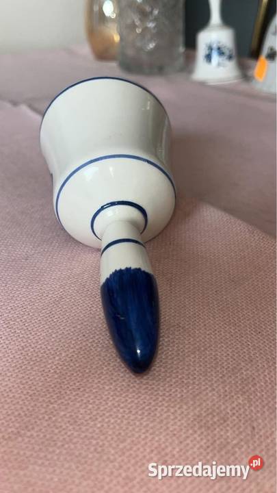 Dzwonek Isle of Man Biała porcelana Kobaltowe Gdańsk sprzedam