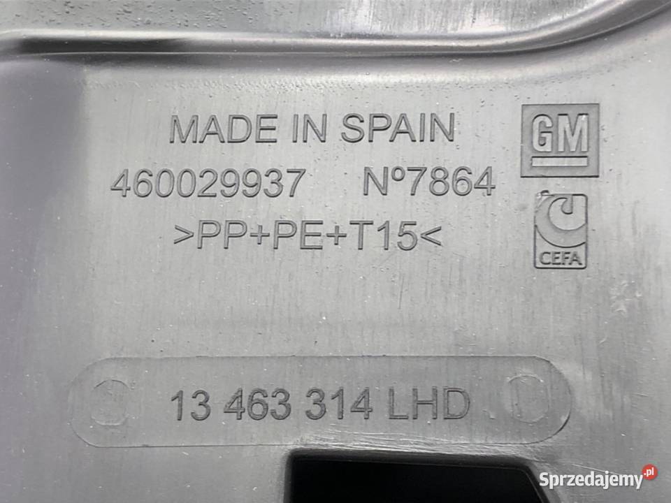 SCHOWEK PASAŻERA OPEL CROSSLAND Hatchback podkarpackie