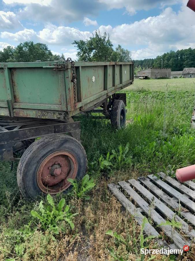 Przyczepa d 47 3 stronny wywrot
