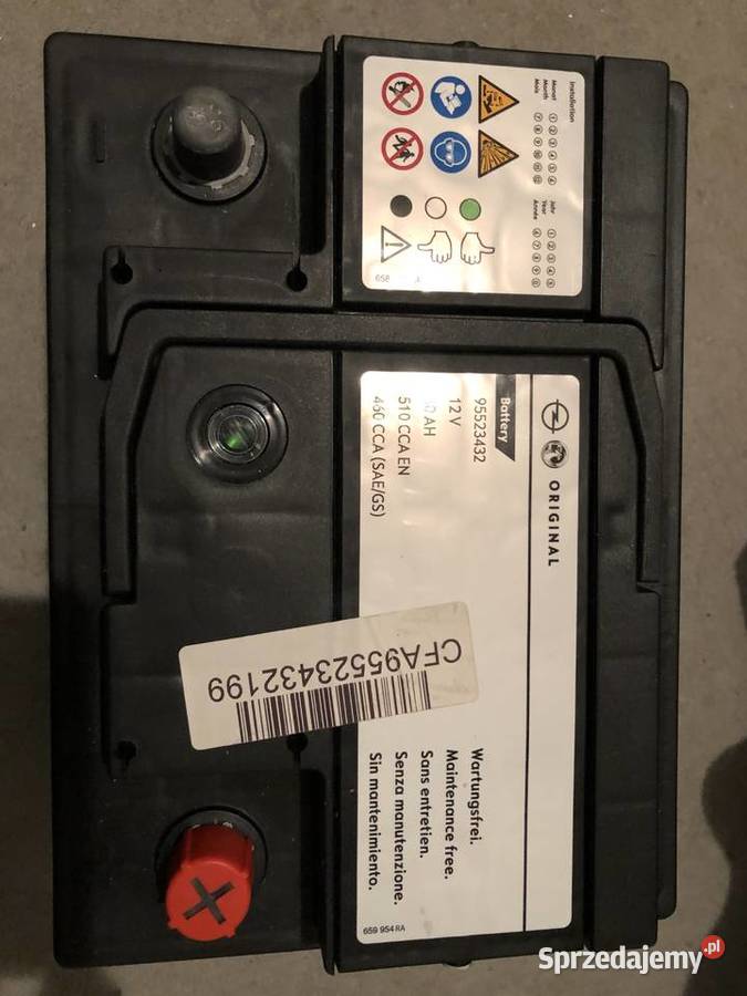 Nowy akumulator Opel 60Ah osobowe zachodniopomorskie