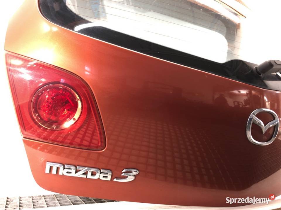 TYLNA KLAPA MAZDA 3 Hatchback 0309 TYLNA