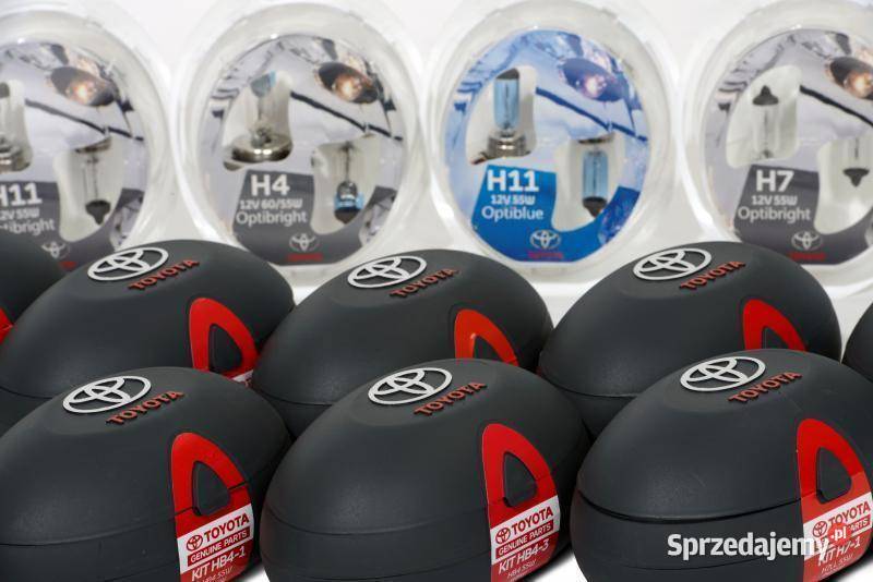 TOYOTA Zestaw zapasowych zarowek HB4 WY21W W21W dolnośląskie Kąty Wrocławskie