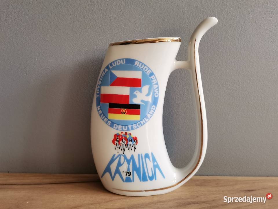 Stara pijałka porcelana Ćmielów Wyścig Pokoju Katowice