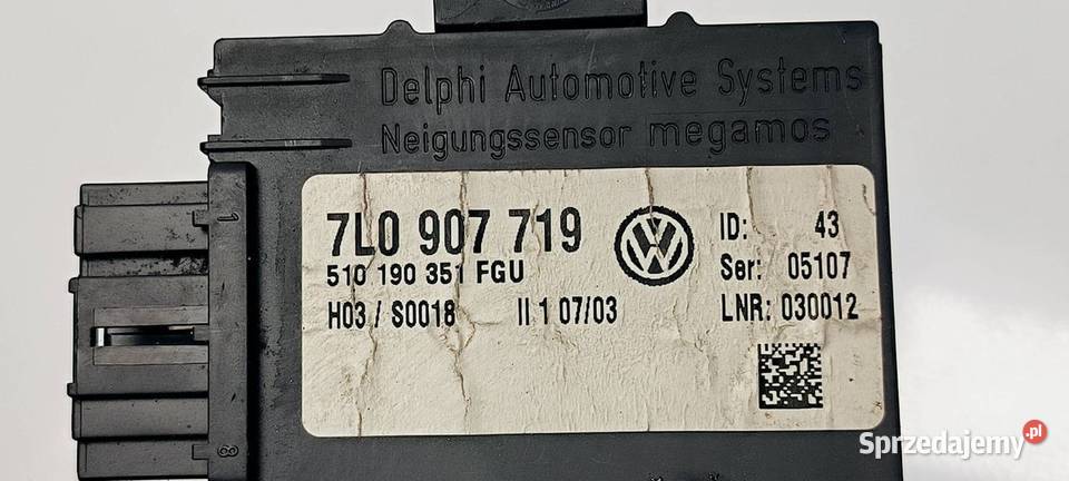 MODUŁ VOLKSWAGEN PHAETON 7L0907719 Pozostałe Lipno sprzedam