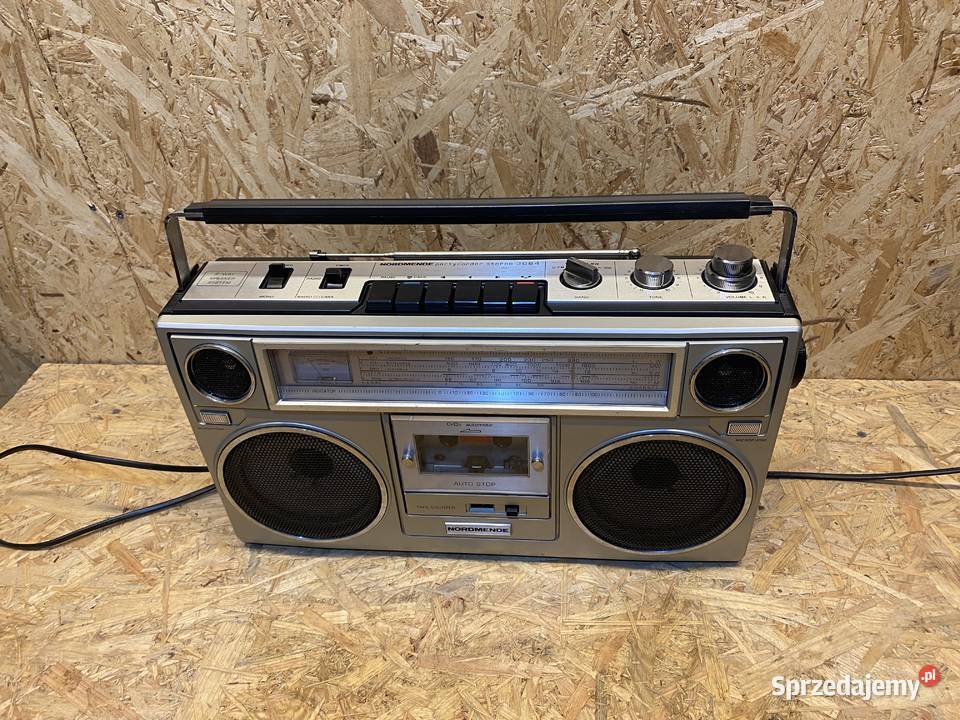 Radiomagnetofon Boombox Nordmende partycorder Magnetofony Gałkowice-Ocin
