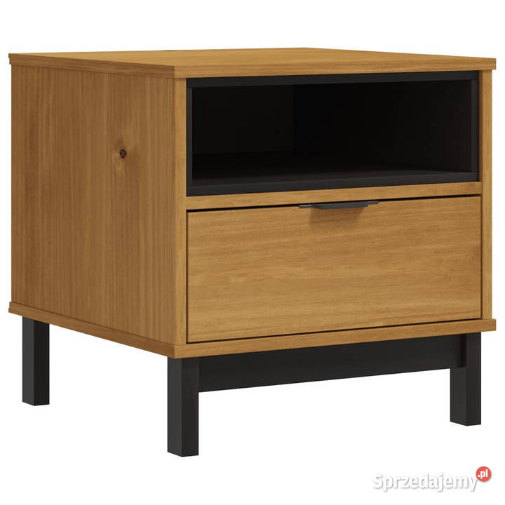 Stolik boczny FLAM 50x50x50 lite drewno sosnowe Warszawa sprzedam