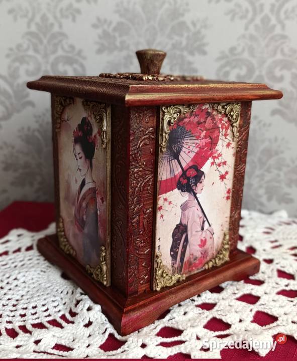 Śzkatułka w japońskim stylu podkarpackie Stalowa Wola sprzedam