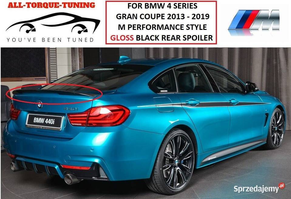 BMW F36 SPOILER LOTKA PERFORMANCE BMW 4 F36M4 Tuning mazowieckie Otwock