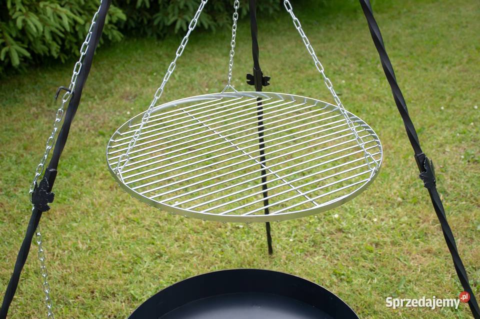 Chromowany ruszt do grilla FI 70 okrągły wiszący Skawina