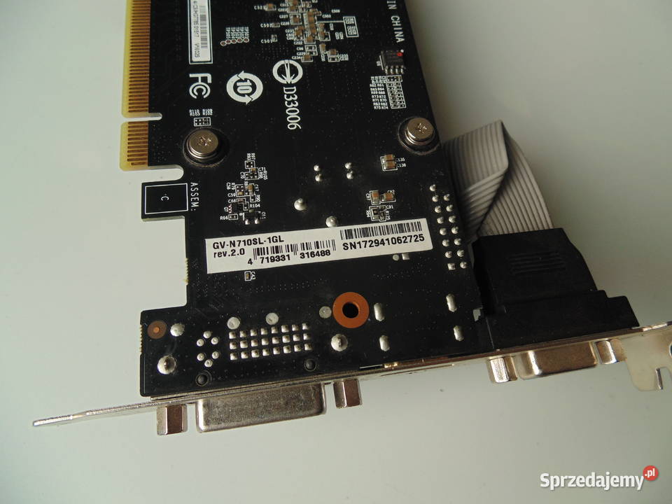 Karta graficzna Gigabyte GeForce GT 710 1GB Low Warszawa