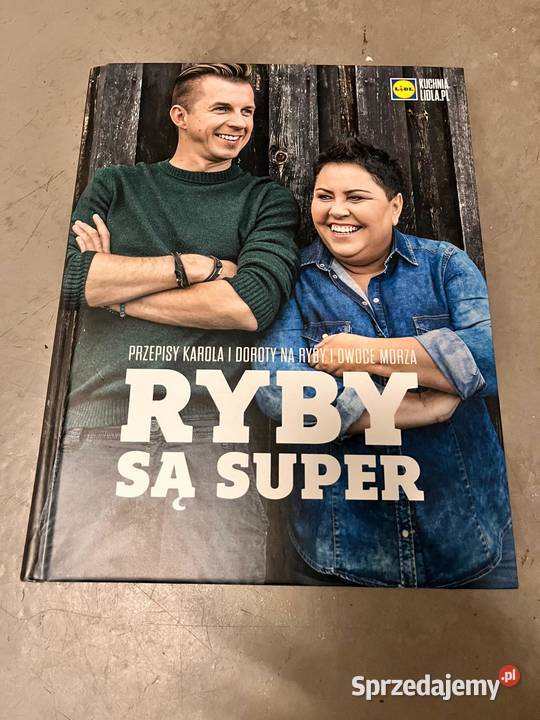 Książka Ryby są super przepisy Karola i Doroty z twarda Warszawa