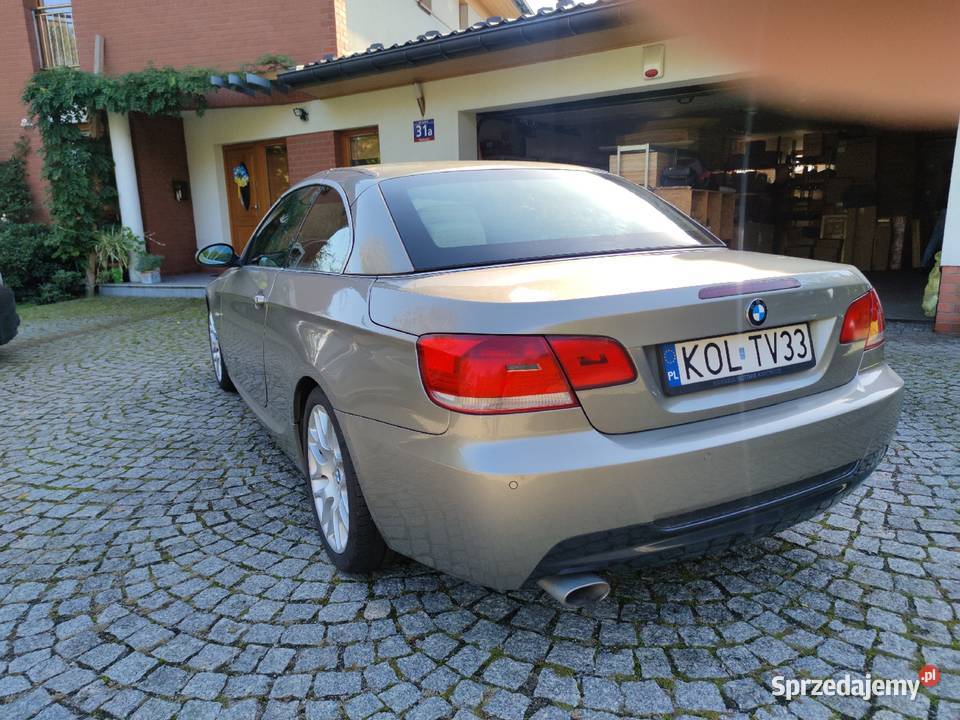 BMW 320i Cabrio E93 Złoty perfekcyjny stan śląskie Mysłowice