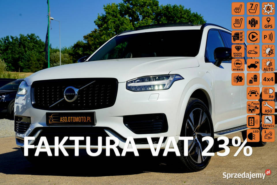 Volvo XC 90 RECHARGE panorama FUL LED 7os progi Otmuchów