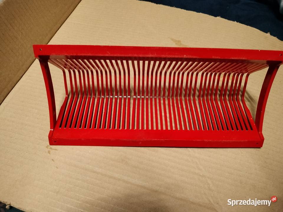 Stary plastykowy stojaczek na płyty zachodniopomorskie Choszczno