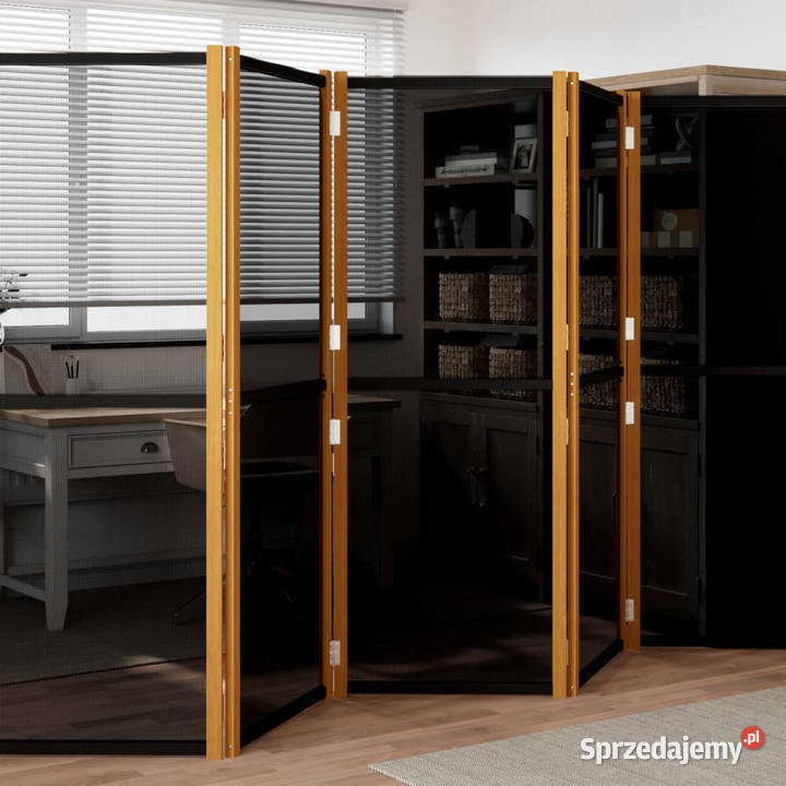 Parawan 5panelowy czarny 350 x 180 WM319181 mazowieckie Warszawa