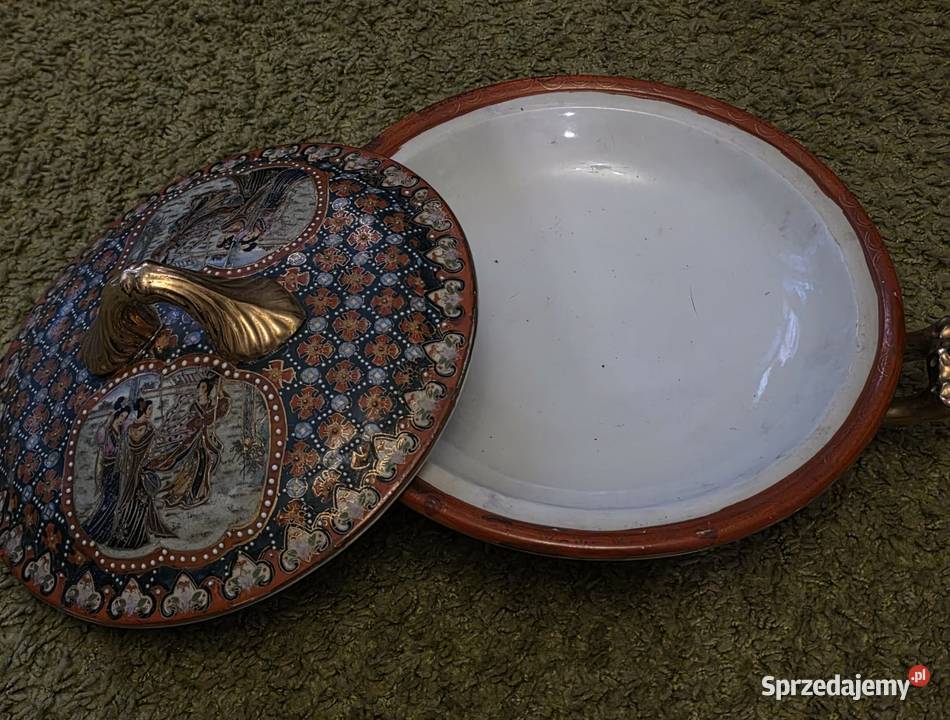 Piękne naczynie ozdobne chińskie z lat 90tych mazowieckie Warszawa