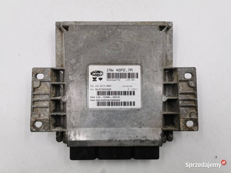 Sterownik Silnika Peugeot 206 11 8v 9645989480 Wyszków