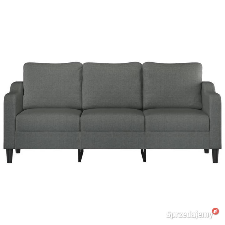 Sofa 3osobowa ciemnoszara 180 tapicerowana Warszawa